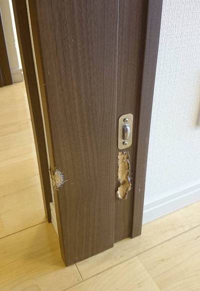 ワンちゃん、ネコちゃんの表現、イタズラ…噛んだ柱や猫の爪痕だらけの柱や壁をどうすればよいのか困っている方へ│今お部屋にある柱や木枠、ドアを交換工事せずに、『スマリペット』が再生いたします。